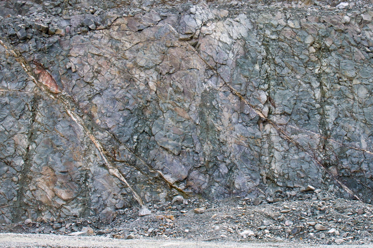 Calcite Veins - Criggion Quarry