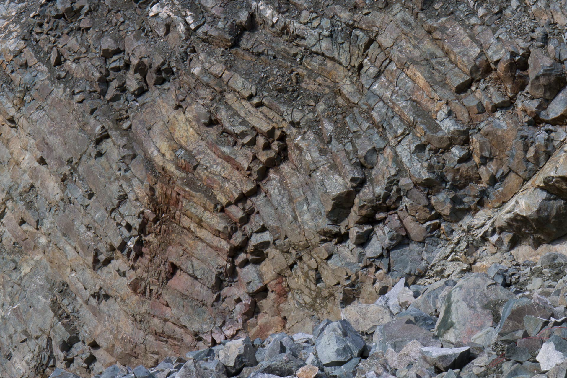 Columnar Jointing - Criggion Quarry
