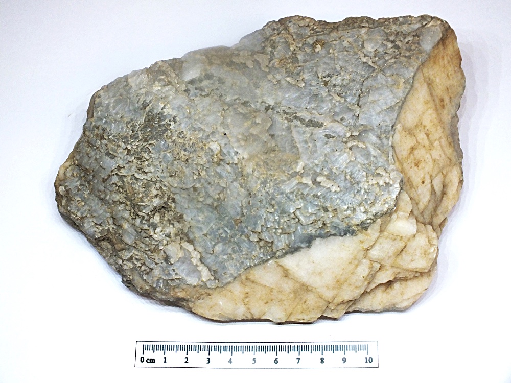Calcite cleavage, Nantiago mine. (CWO)