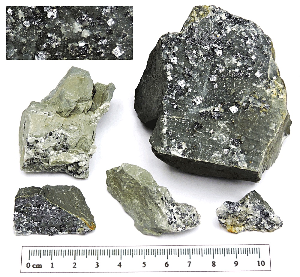 Galena on Quartz, Dylife. (CWO)