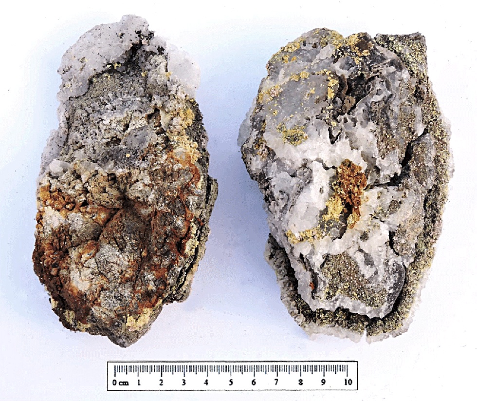 Marcasite and Quartz, Bryn y Rafra. (CWO)