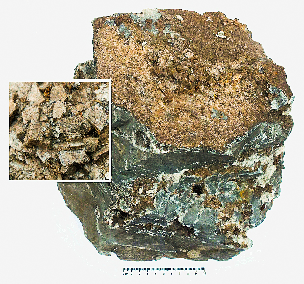 Siderite, Siglenlas mine. (CWO)