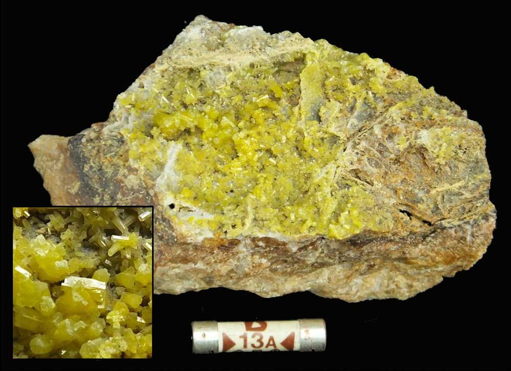 Pyromorphite, Driggeth.