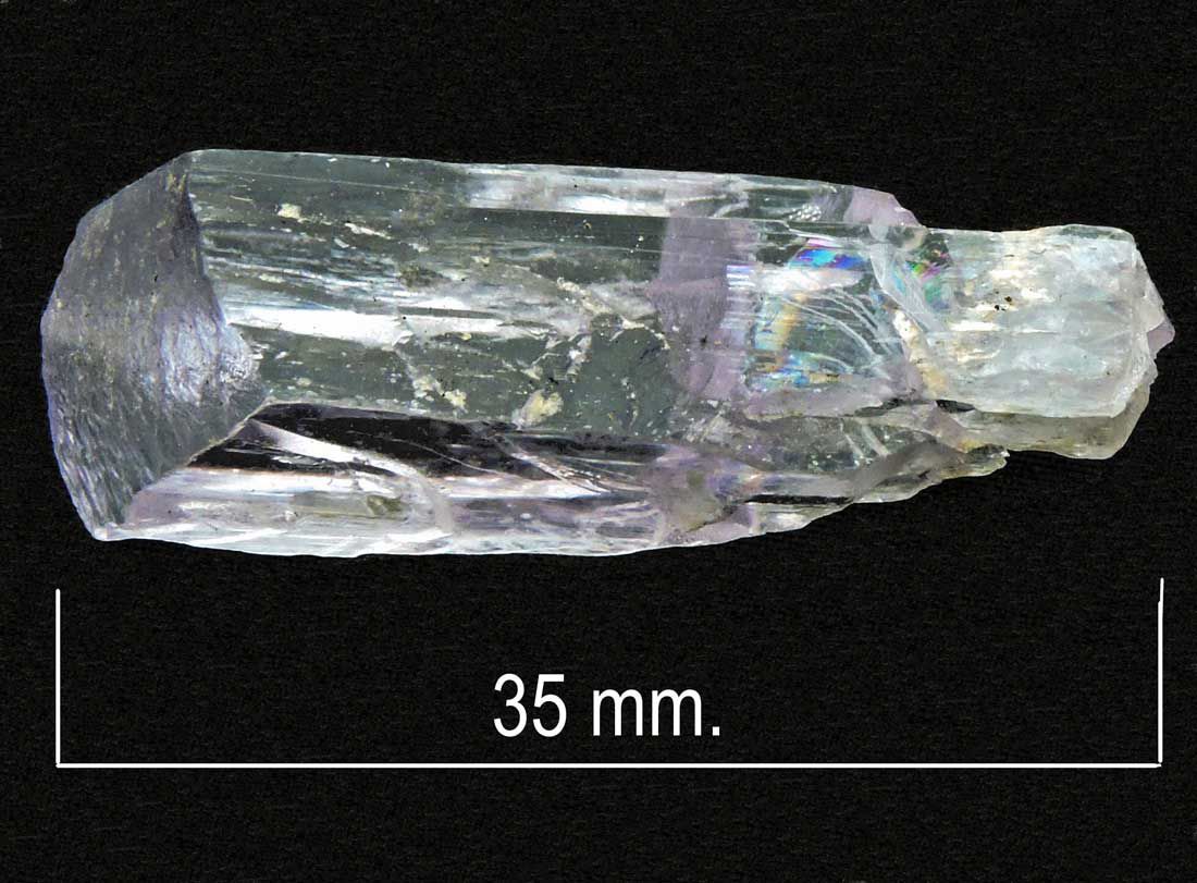 Spodumene, Kunzite var., Origin unknown.