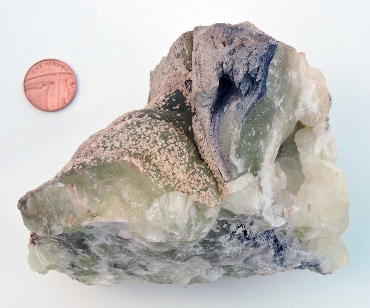 Prehnite, Loanhead quarry.