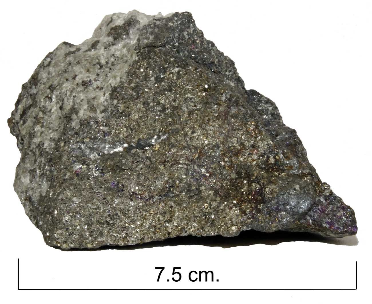 Arsenopyrite.  Hingston Down quarry.