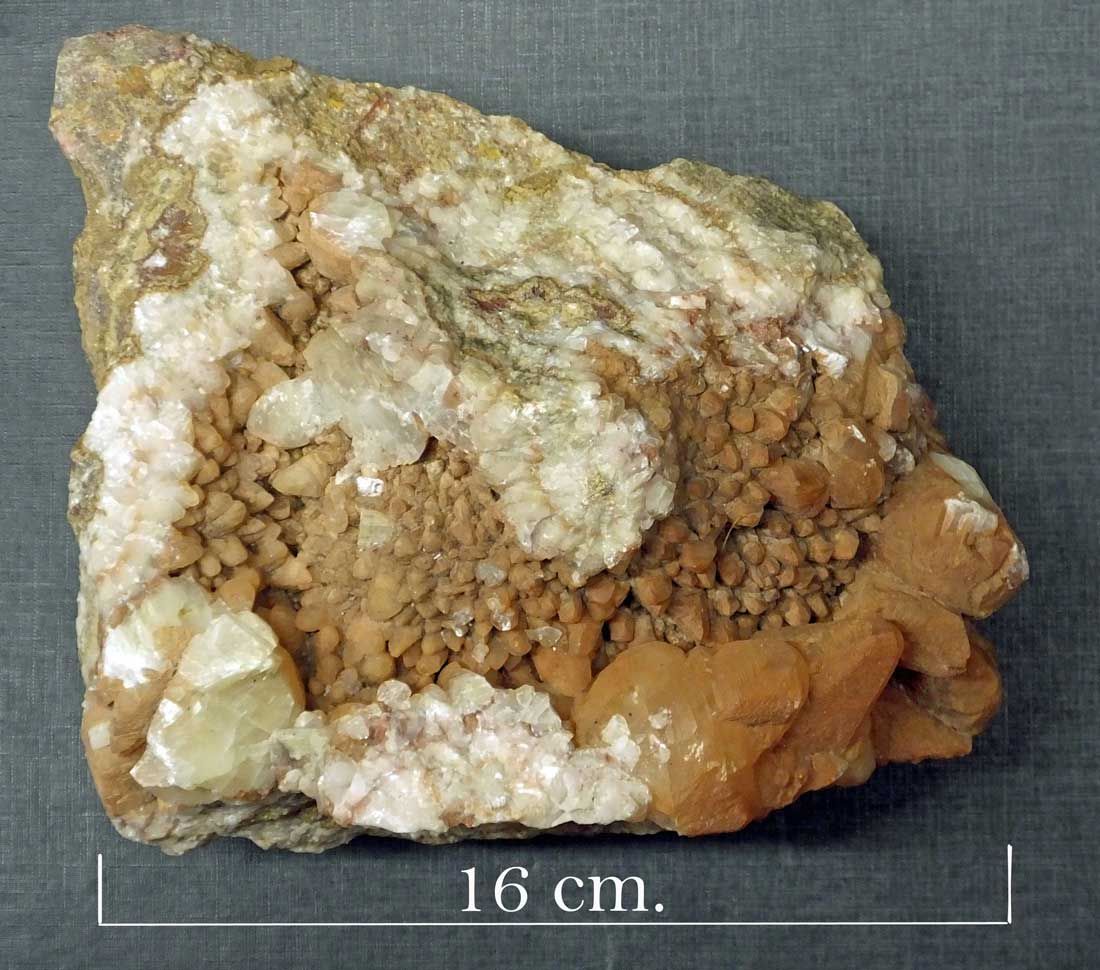 Calcite.  Blaengwynlais quarry.