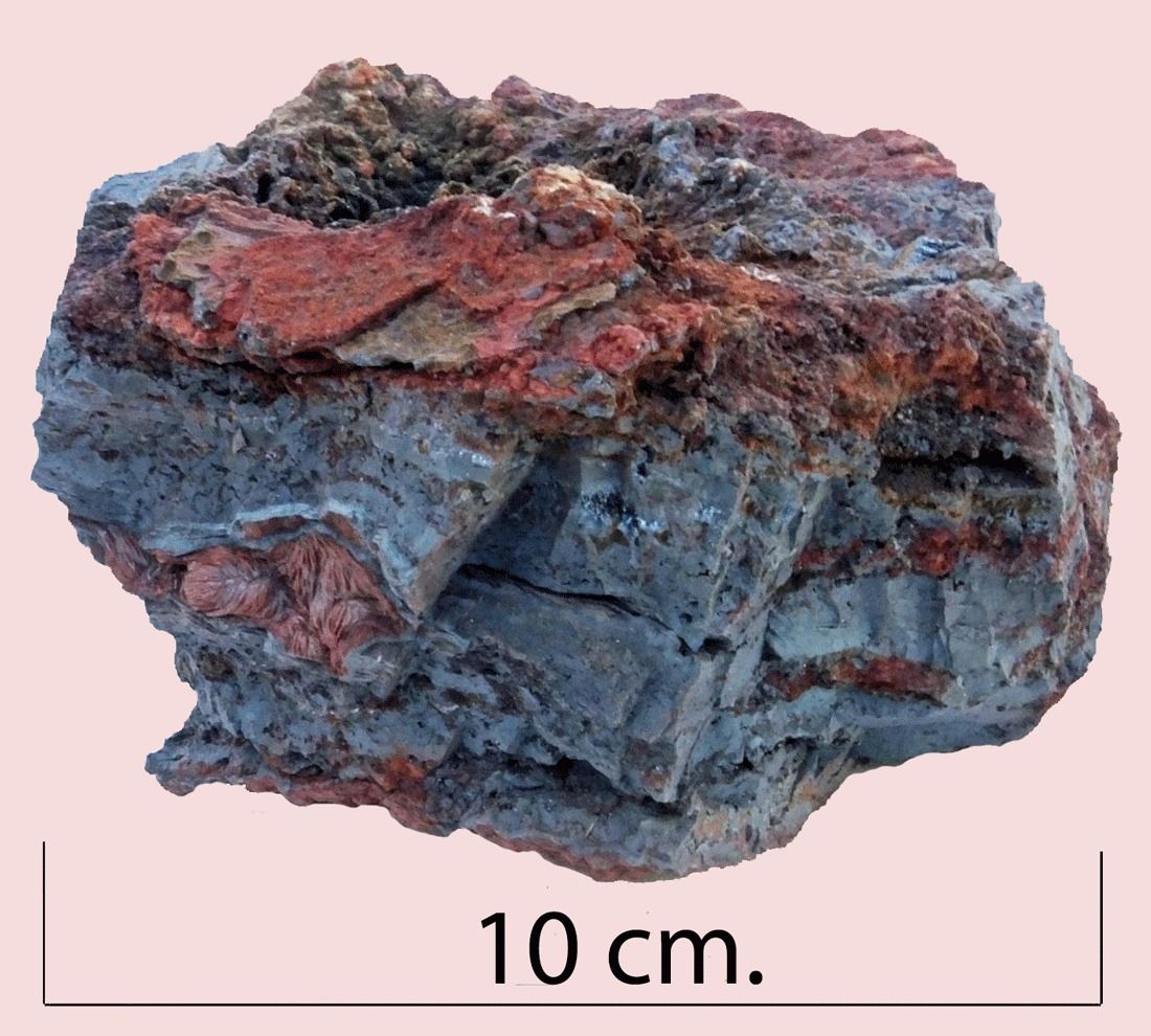 Goethite/Haematite, Merehead quarry.