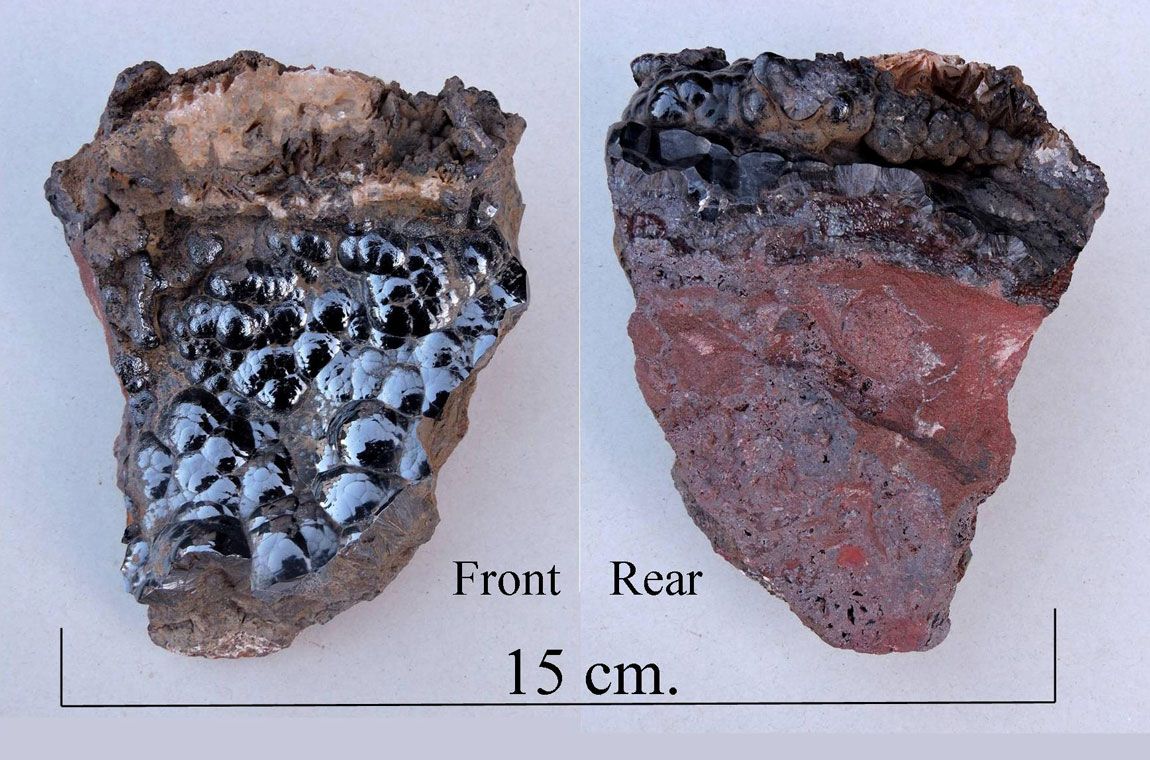 Hematite. Kidney ore var. Morocco.