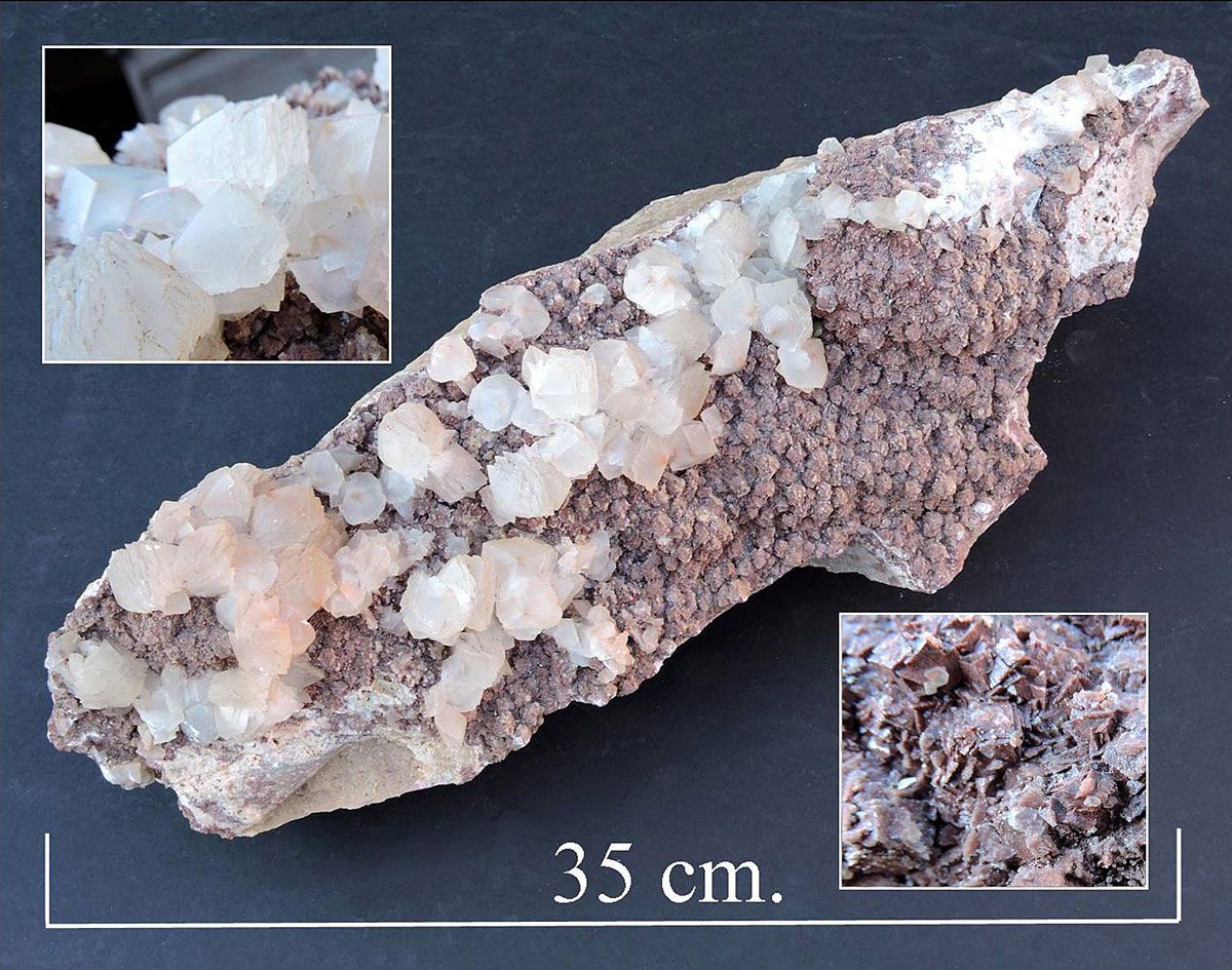 Calcite, Cregiau quarry.