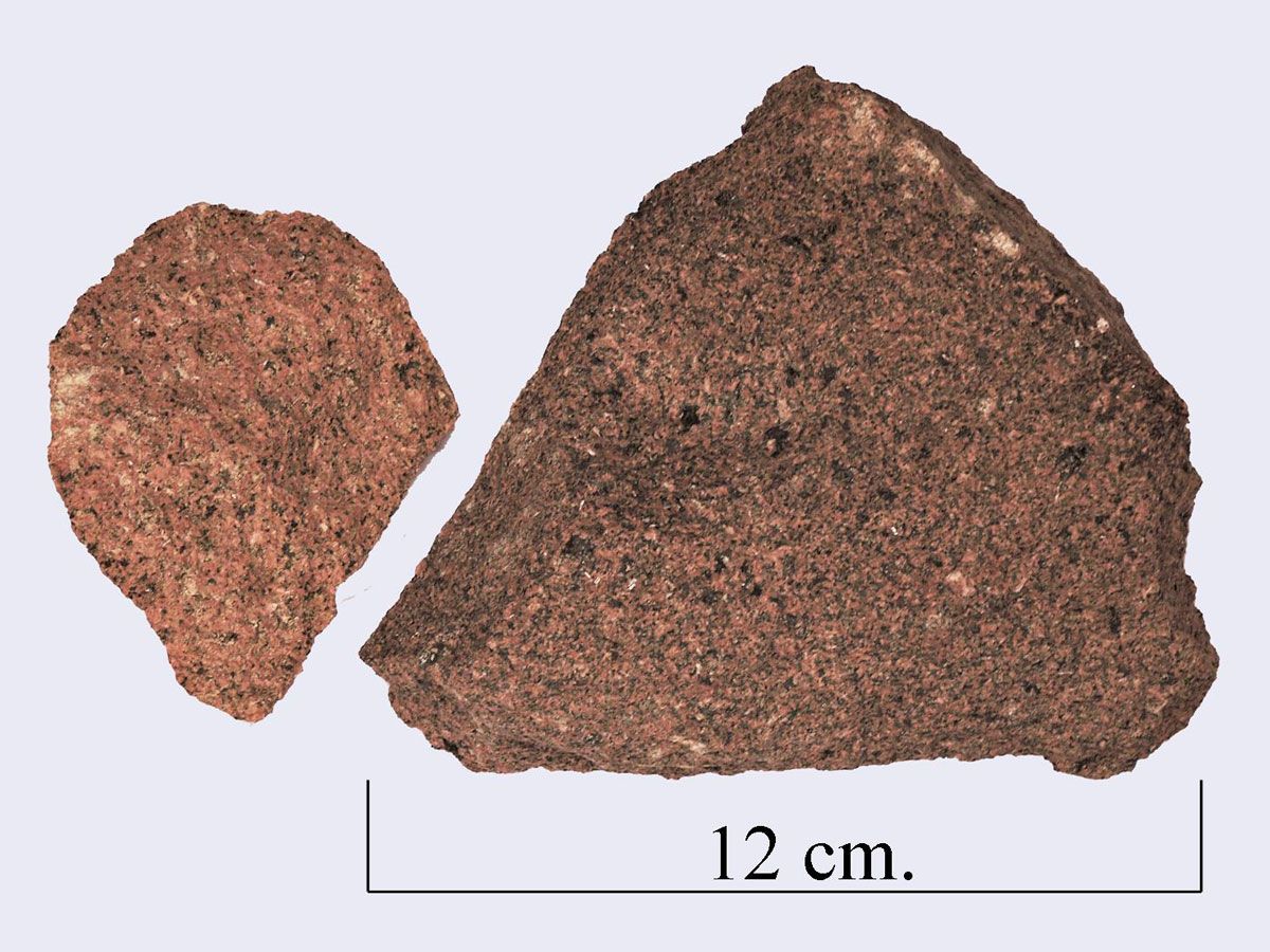 Lamprophyre, Maddock's hill quarry.
