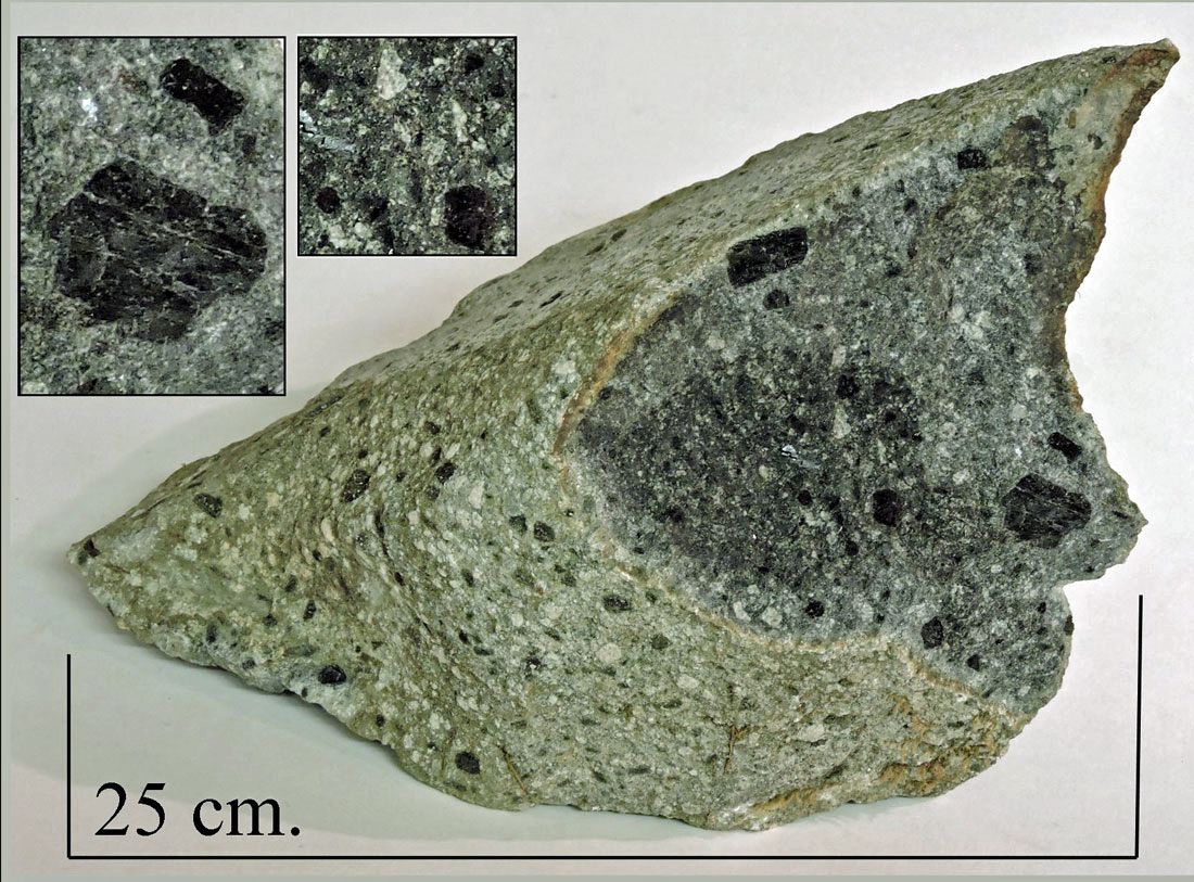 Tonalite, from Coed-y-Brenin.