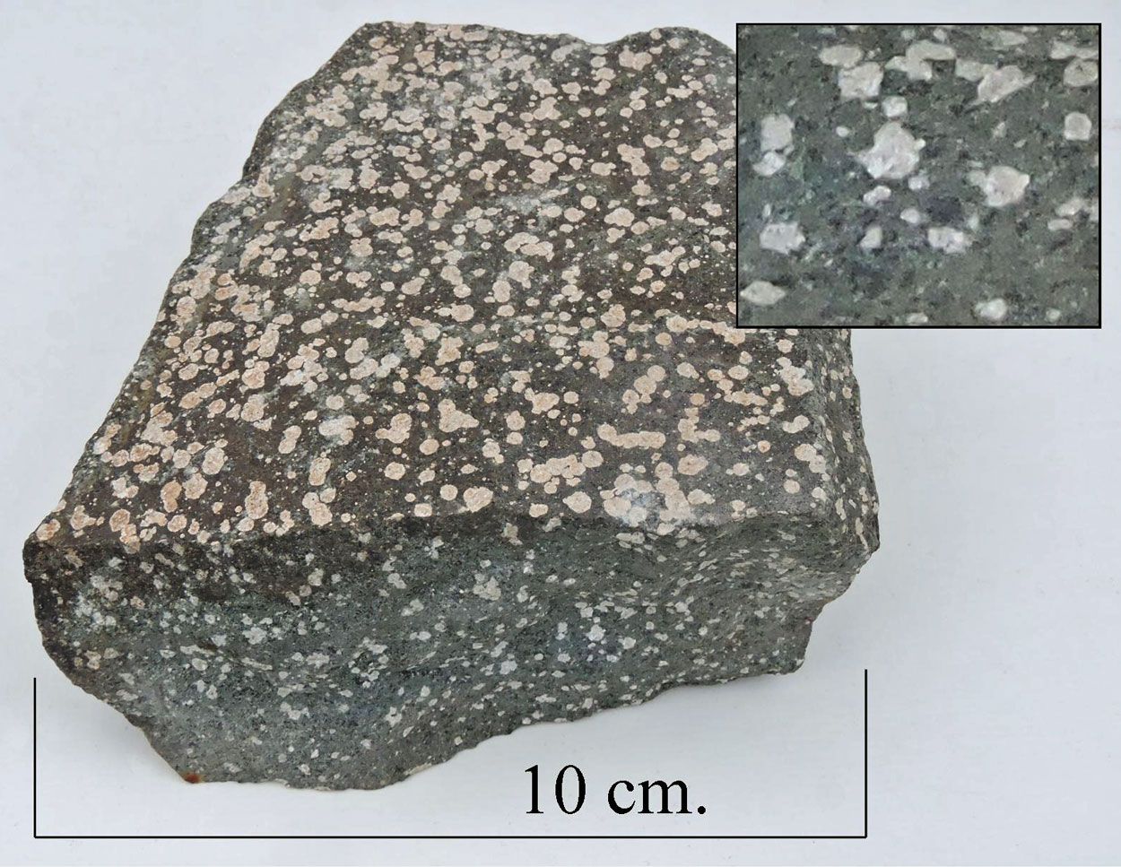 Dolerite ( Diabase ) Criggion ,Welshpool.